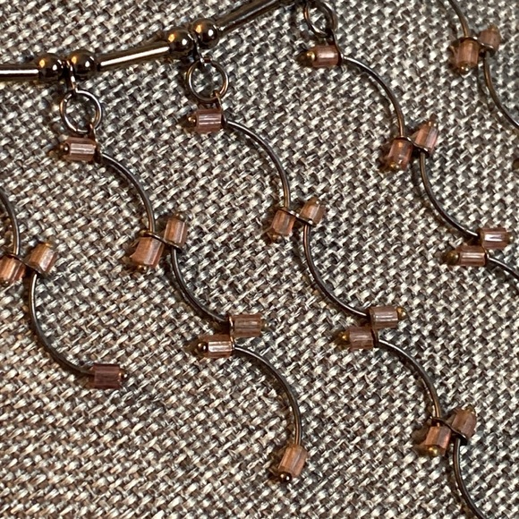 Branded Bronzy Choker Style Necklace - Picture 5 of 6
